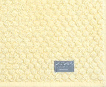 Jogo de Toalha Poás Air Amarelo e Off-White - 5 Pçs | Westwing