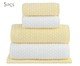 Jogo de Toalha Poás Air Amarelo e Off-White - 5 Pçs, multicolor | WestwingNow