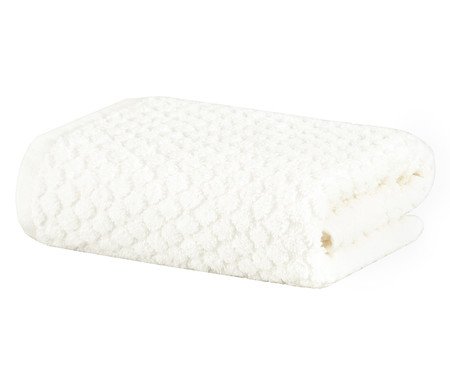 Toalha de Rosto Poás Air Off-White | Westwing