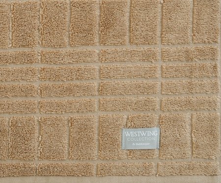 Toalha de Rosto Pastilha Air Bege Escuro | Westwing