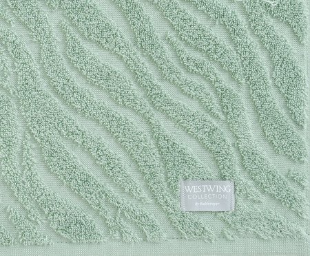 Toalha de Piso Zebra Verde Menta Escuro | Westwing