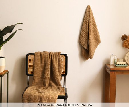 Toalha de Banho Pastilha Air Bege Claro | Westwing