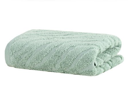 Toalha de Rosto Zebra Air Verde Menta Escuro | Westwing