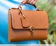 Bolsa em Couro Aquarela Caramelo, beige | WestwingNow