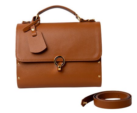 Bolsa em Couro Aquarela Caramelo | Westwing