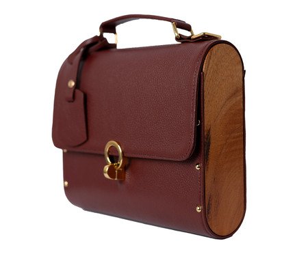 Bolsa em Couro Aquarela Cherry | Westwing