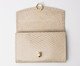 Bolsa Crossbody Quadrada de Couro Areia, beige | WestwingNow