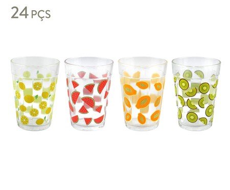 Jogo de Copos Frutas Tropicais | Westwing