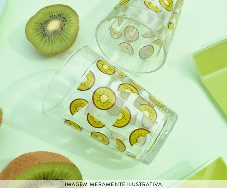 Jogo de Copos Frutas Tropicais | Westwing
