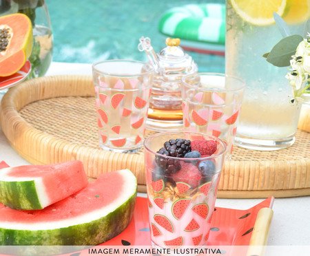Jogo de Copos Frutas Tropicais | Westwing