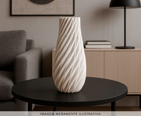 Vaso Cerâmico Lusiane Off White | Westwing