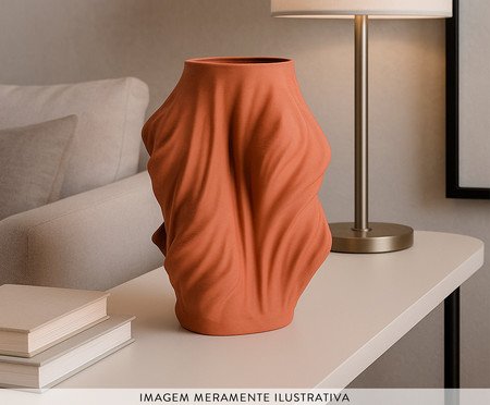 Vaso Cerâmico Terrano Terracota | Westwing