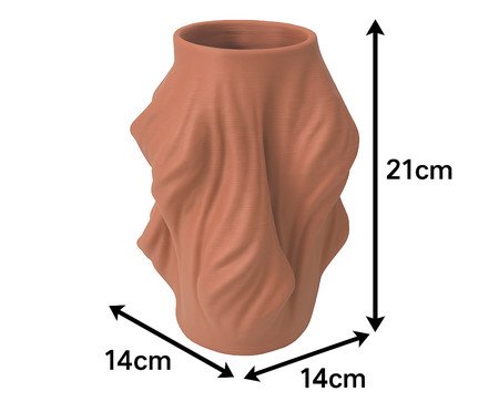 Vaso Cerâmico Terrano Terracota | Westwing