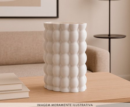 Vaso Cerâmico Solenne Off White | Westwing