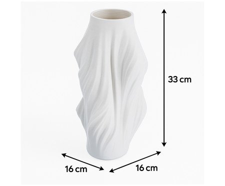 Vaso Cerâmico Castel Off White | Westwing