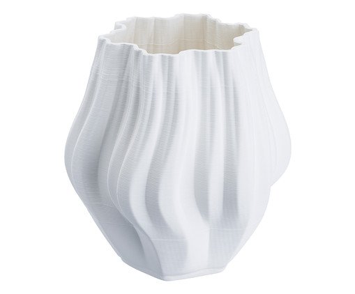 Vaso Cerâmico Clairon Off White, Off White | WestwingNow
