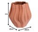 Vaso Cerâmico Lorven Terracota, Terracotta | WestwingNow