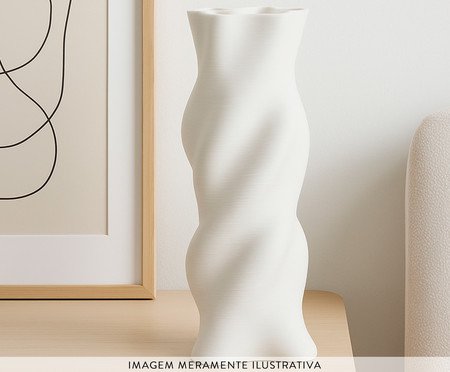 Vaso Cerâmico Bravine Off White | Westwing