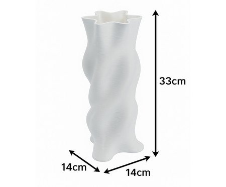 Vaso Cerâmico Bravine Off White | Westwing
