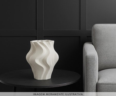 Vaso Cerâmico Savrille Off White | Westwing