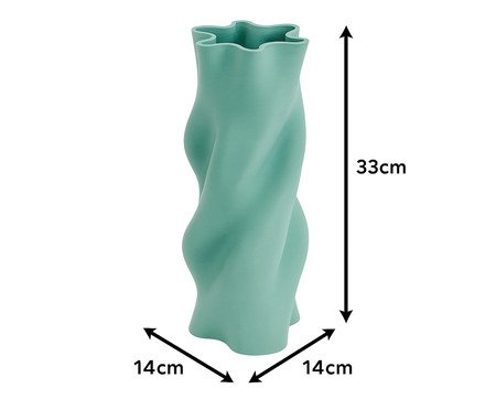 Vaso Cerâmico Melvane Verde | Westwing