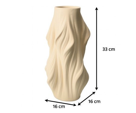 Vaso Cerâmico Bellune Bege | Westwing