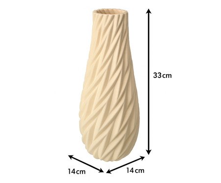 Vaso Cerâmico Donari Bege | Westwing