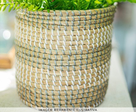 Cachepot Neri Fibra Natural | Westwing