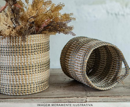 Cachepot Neri Fibra Natural | Westwing