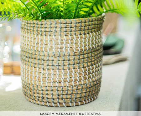 Cachepot Neri Fibra Natural | Westwing