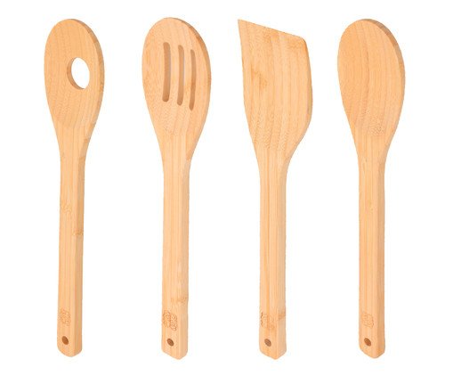 Jogo de Utensílios de Bambu Isa Scherer, beige | WestwingNow