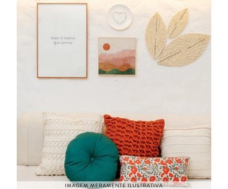 Almofada Baguete Romantic Vermelha | Westwing