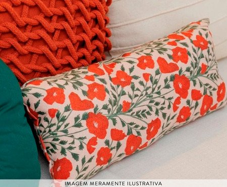Almofada Baguete Romantic Vermelha | Westwing