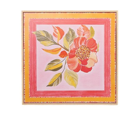 Quadro Floral Rosa | Westwing