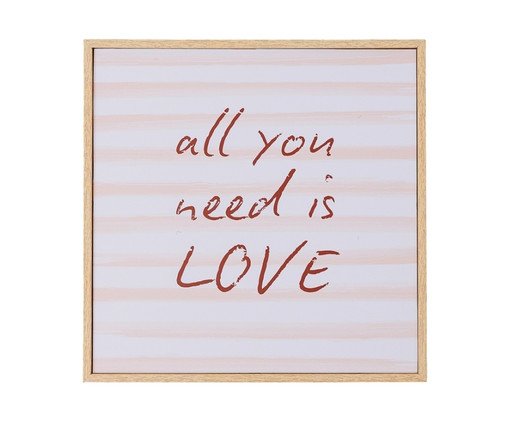 Quadro All You Need Is Love, white | WestwingNow