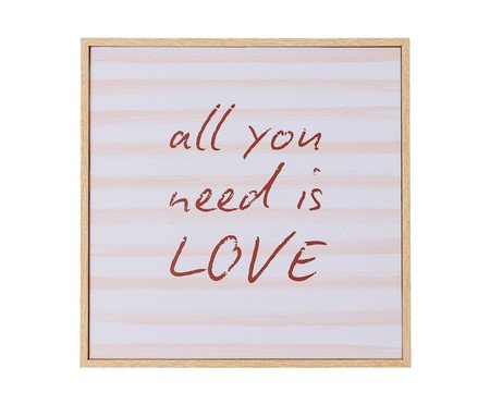 Quadro All You Need Is Love | Westwing