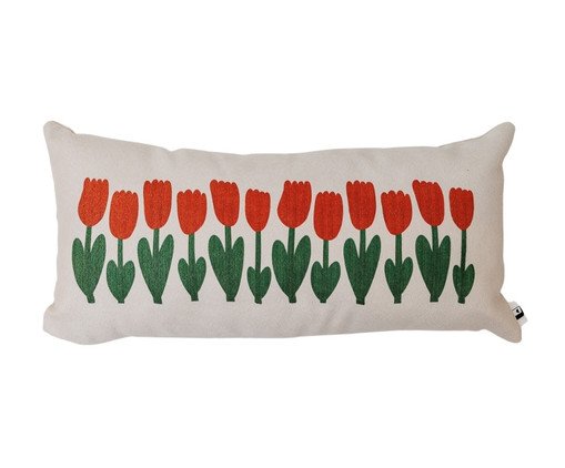 Almofada Baguete Tulipas, white | WestwingNow