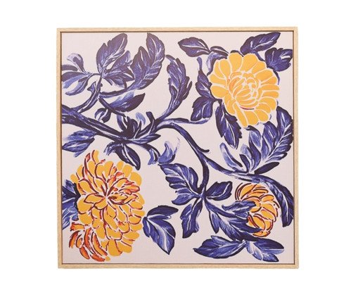 Quadro Floral Azul, white | WestwingNow