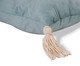 Capa de Almofada Bordada com Tassels Carinho Azul, blue | WestwingNow