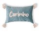 Capa de Almofada Bordada com Tassels Carinho Azul, blue | WestwingNow