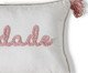 Capa de Almofada Bordada com Vivo e Tassels Saudade Off White, Off White | WestwingNow