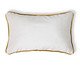 Capa de Almofada Bordada com Vivo Beatriz Off White, Off White | WestwingNow