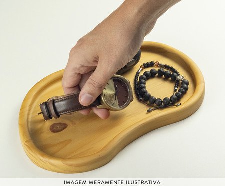 Organizador em Madeira Curved Marrom | Westwing