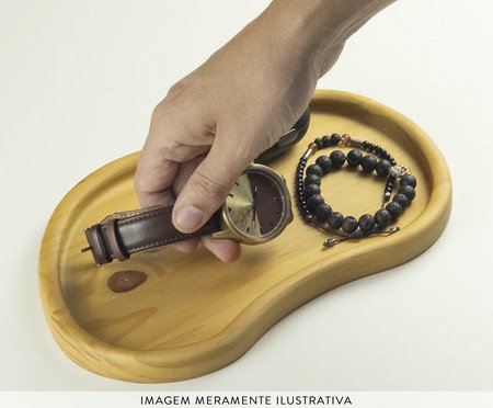 Organizador em Madeira Curved Marrom | Westwing