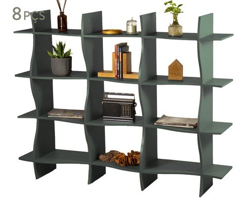 Estante Orgânica Ipanema Verde, green | WestwingNow
