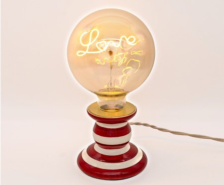 Luminária de Mesa em Led Fun 1 Vermelha - Bivolt | Westwing