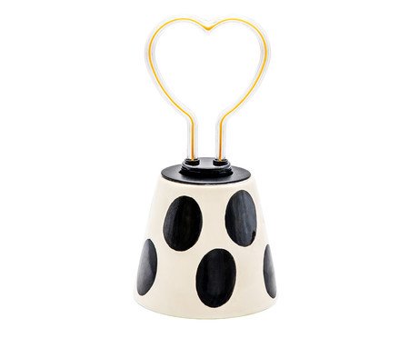 Luminária de Mesa em Led Fun 4 Preta - Bivolt | Westwing