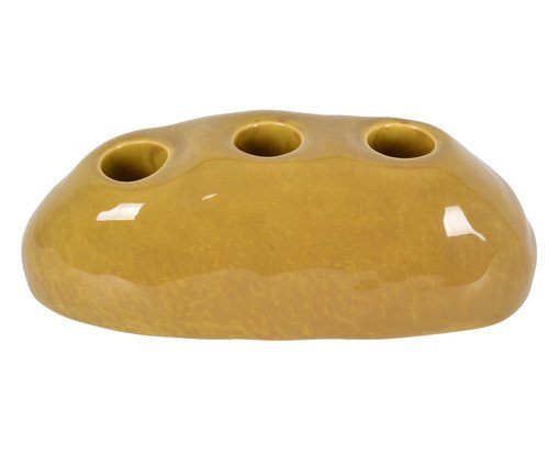 Adorno em Ceramica Castical Mostarda, multicolor | WestwingNow