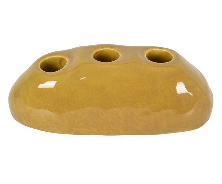 Adorno em Ceramica Castical Mostarda | Westwing