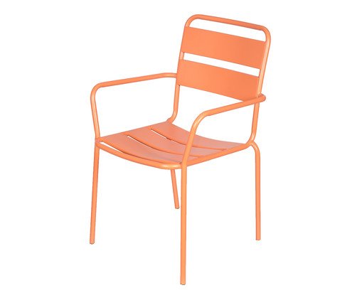 Cadeira Bora Com Braço - Laranja, orange | WestwingNow